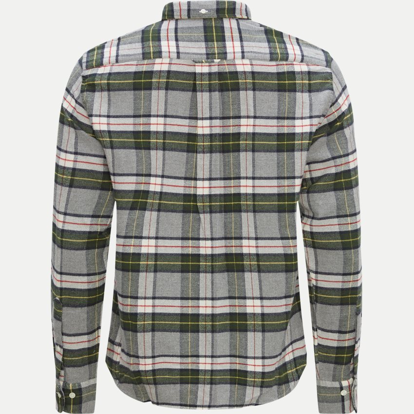 Gant Shirts D2. REG UT FLANNEL CHECK SHIRT 3220092 GREY MELANGE